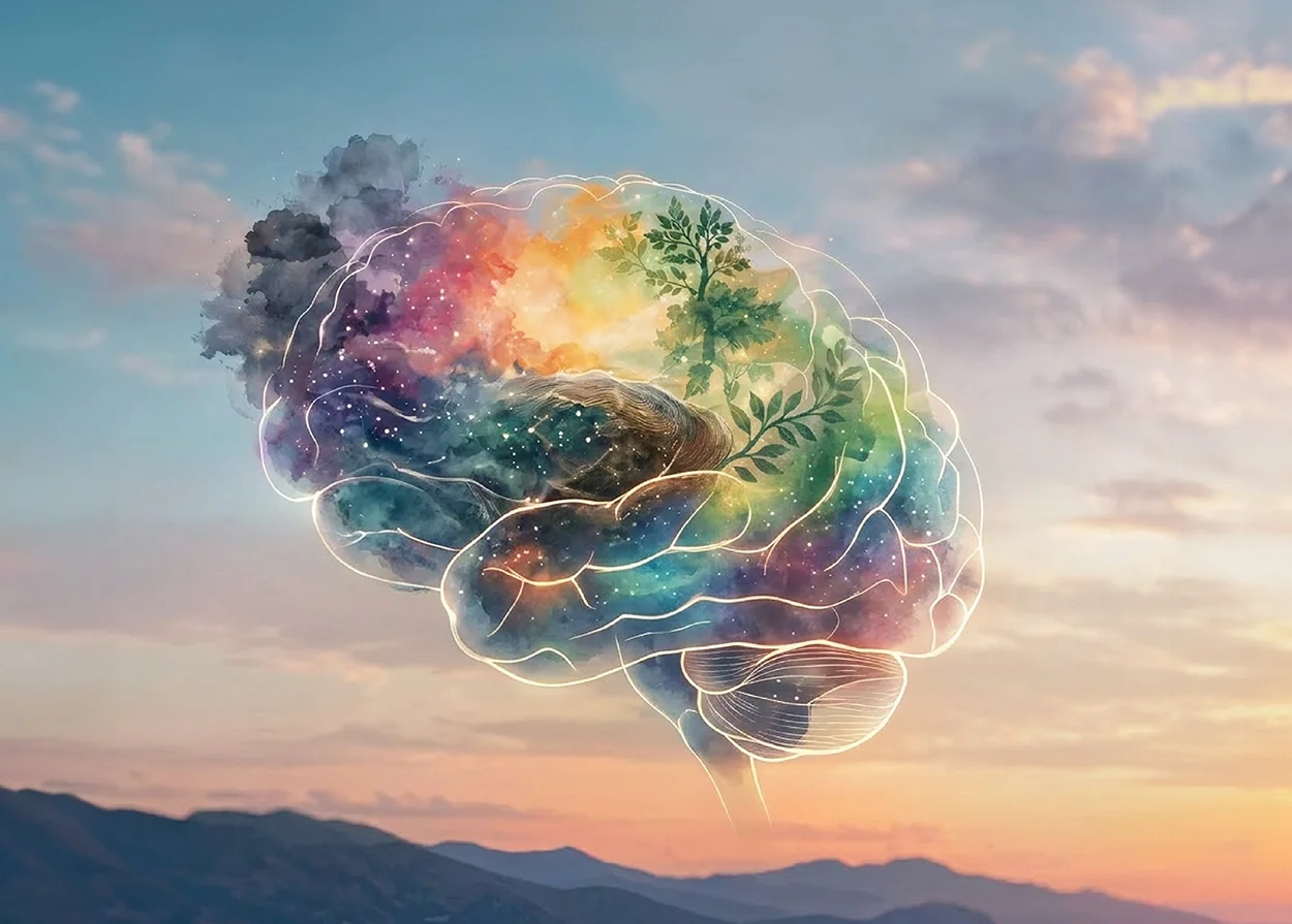 How can the brain manage negative emotions in real life?